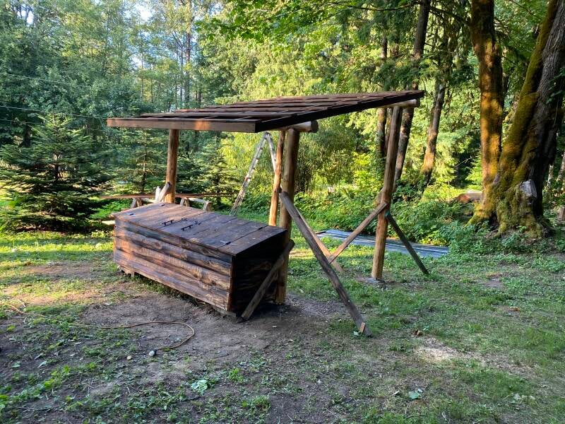 Custom Duck coop in progress