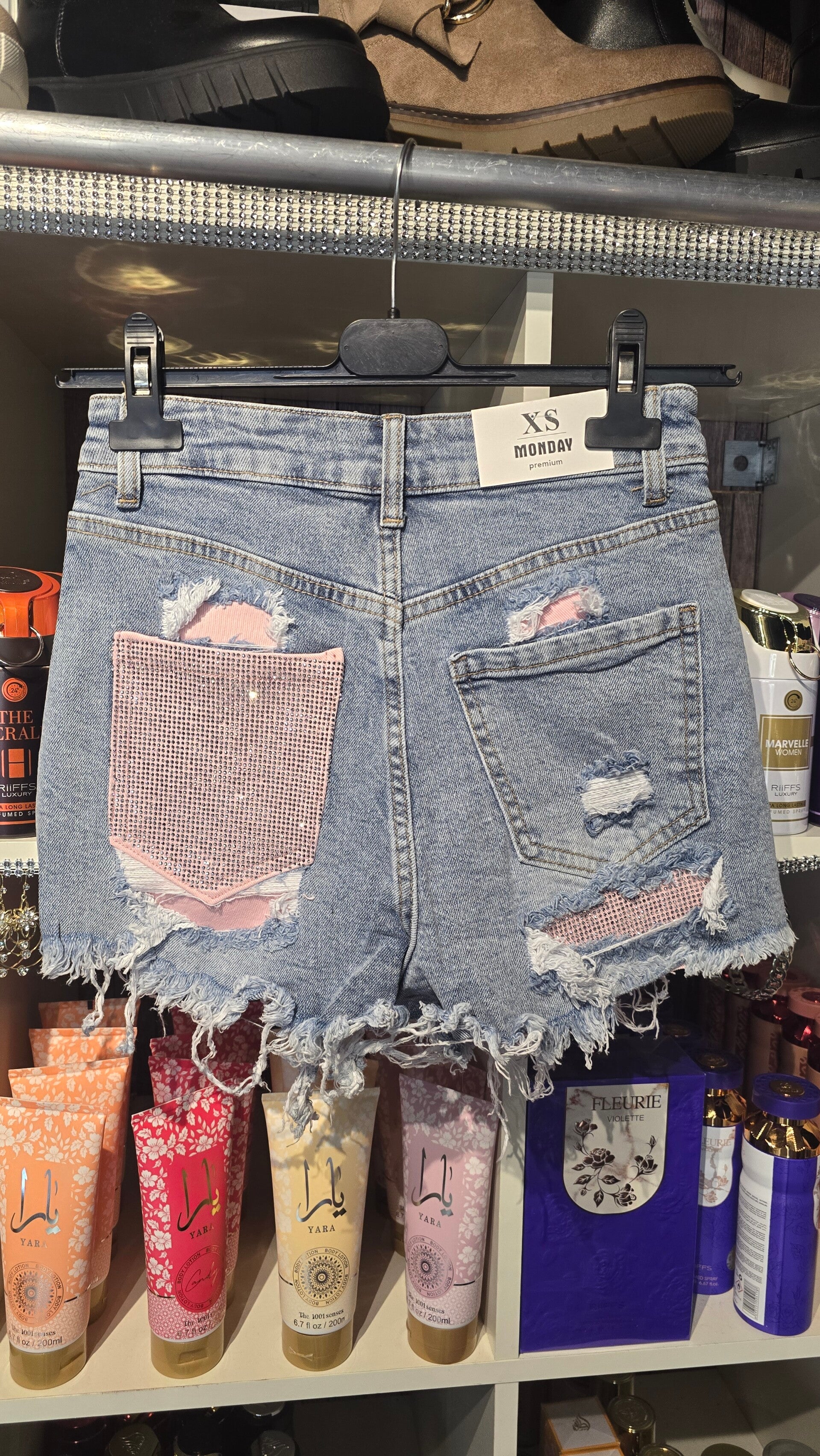 Glitter korte broek