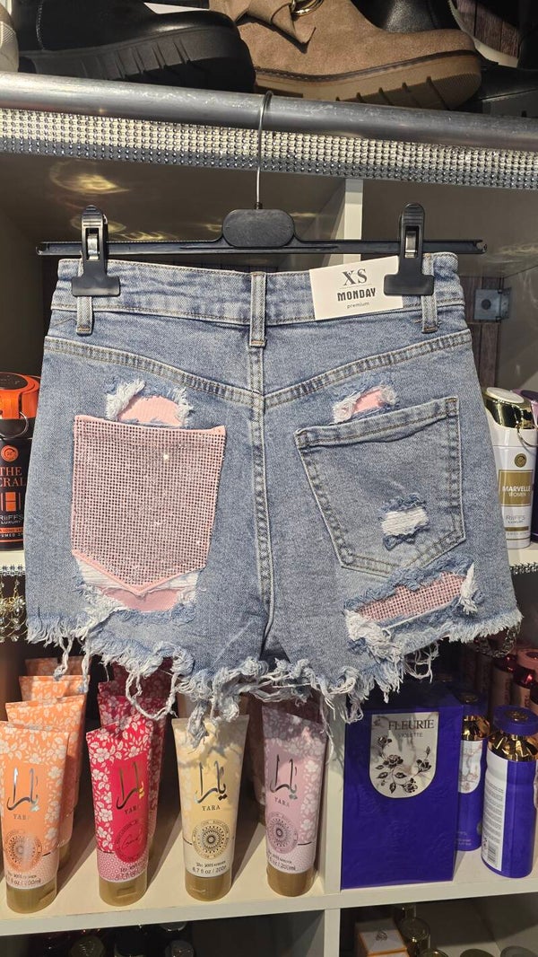 Glitter korte broek