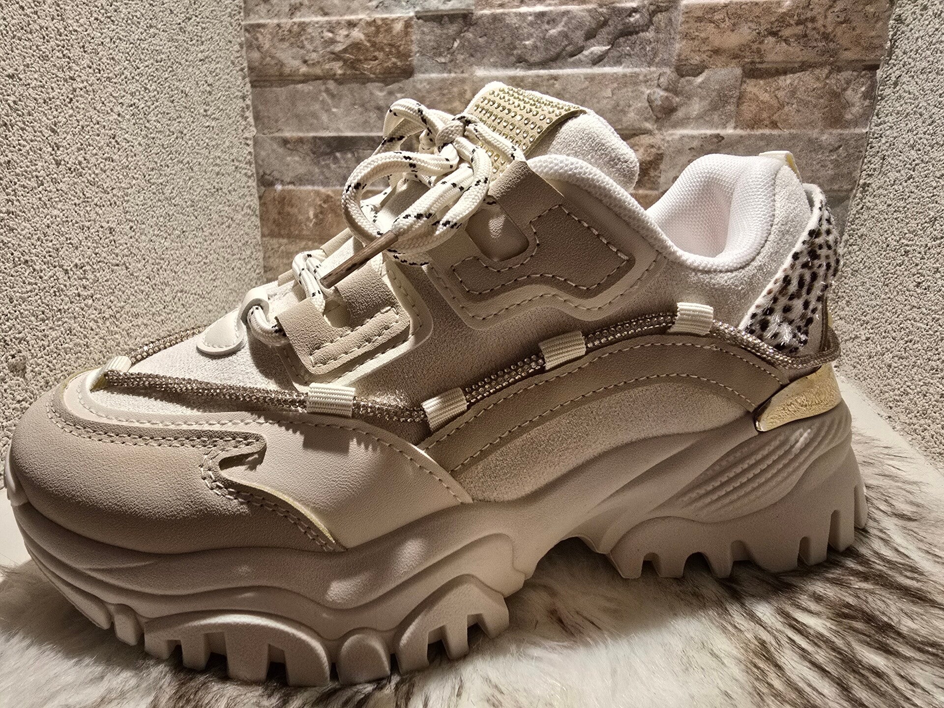 💎Sneaker Panter beige💎