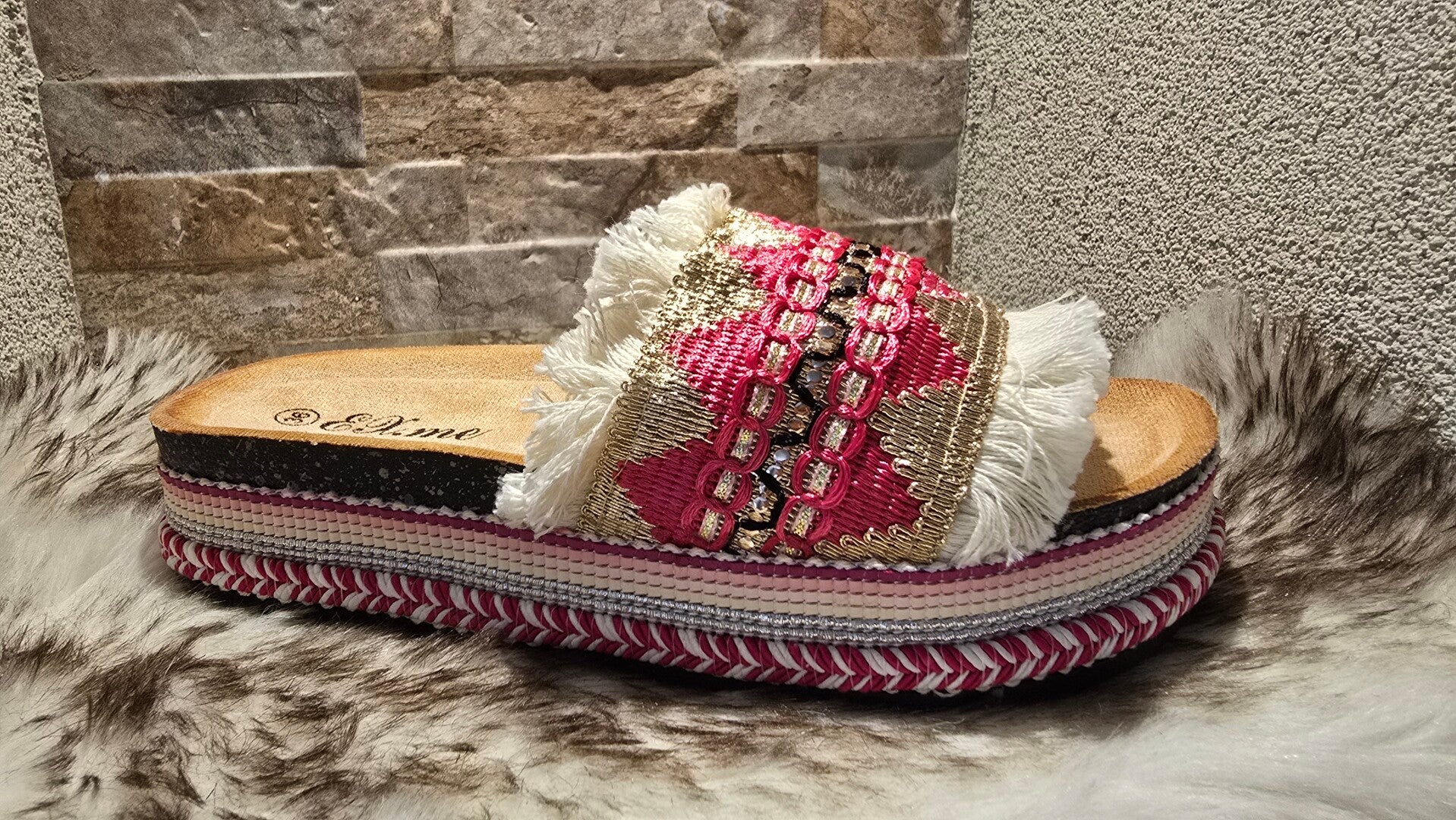 Slipper ibiza Fuchsia