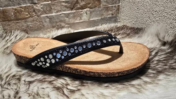 Teenslipper Black
