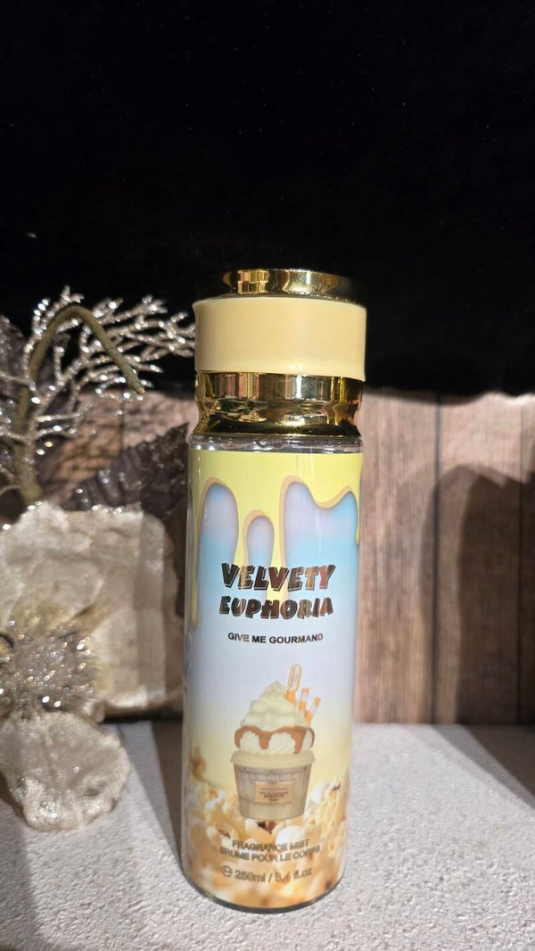 Velvety euphoria give me gourmand mist