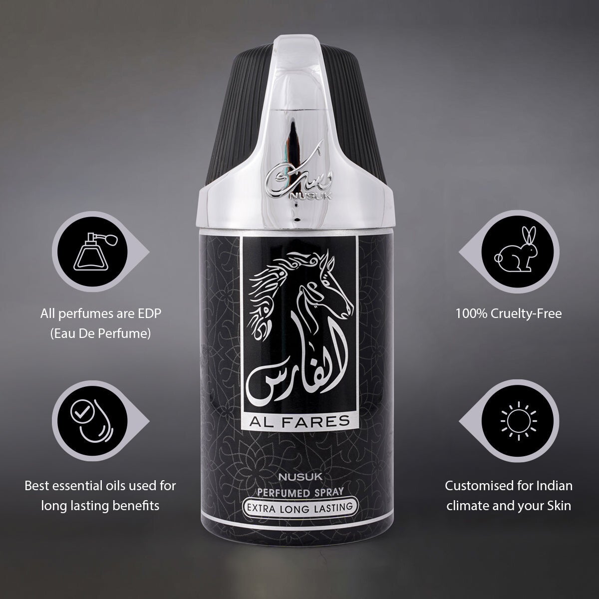 Nusuk Al Fares Deodorant (parfumspray).
