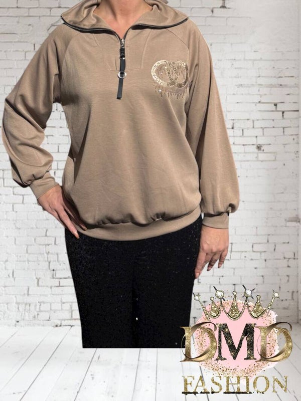 Olympia hoodie rits