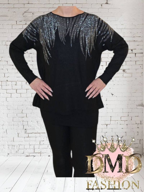 Glitter trui in 6 kleuren