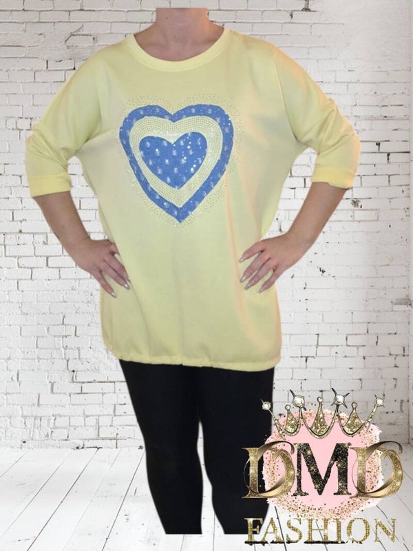 Sweater hartje spijker
