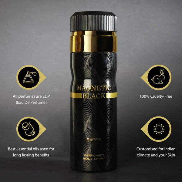 RiiFFS Magnetic Black deodorant/body spray.