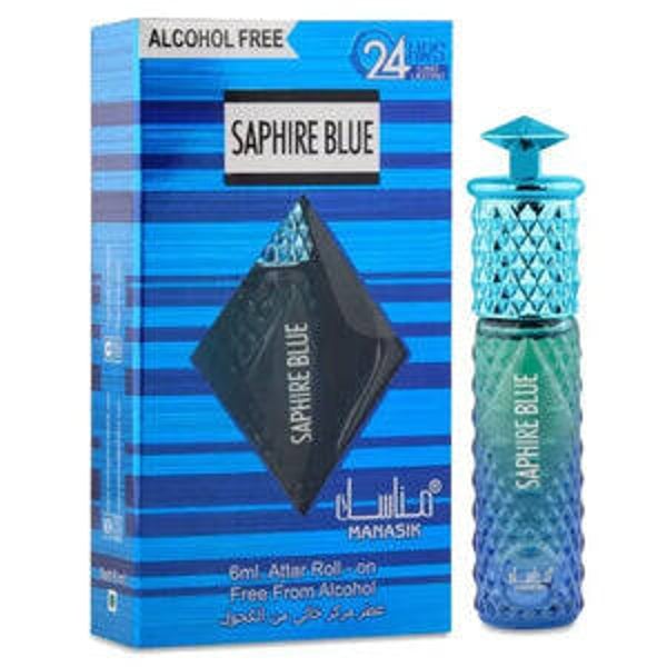 Saphire Blue Roll on 6 ml for men
