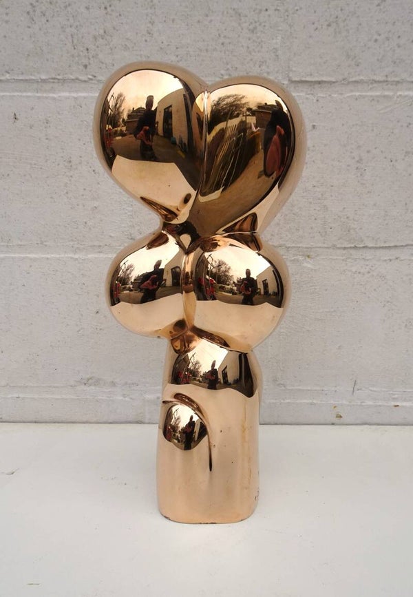 ONE OF A KIND "PIECE UNIQUE" POL SPILLIAERT POLISHED BRONZE SCULPTURE BELGIUM