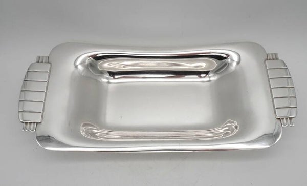 GEORG NILSSON GERO ZILVE VERZILVERD ART DECO SCHAAL