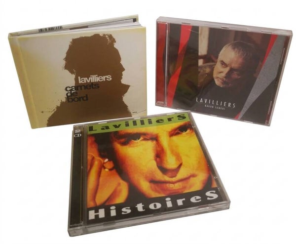Bernard Lavilliers - Lot de 3 CD -  Histoires (2 cd) - Carnets de bord - Baron Samedi