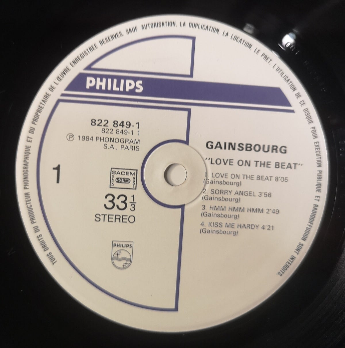 Serge Gainsbourg - Love on the beat | labrocasique