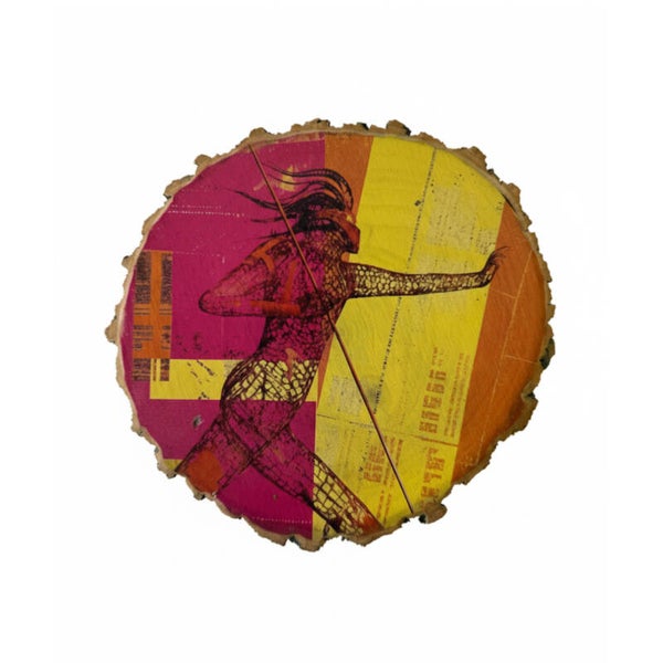 Træglæde 'De Krijger' Kracht in kleur