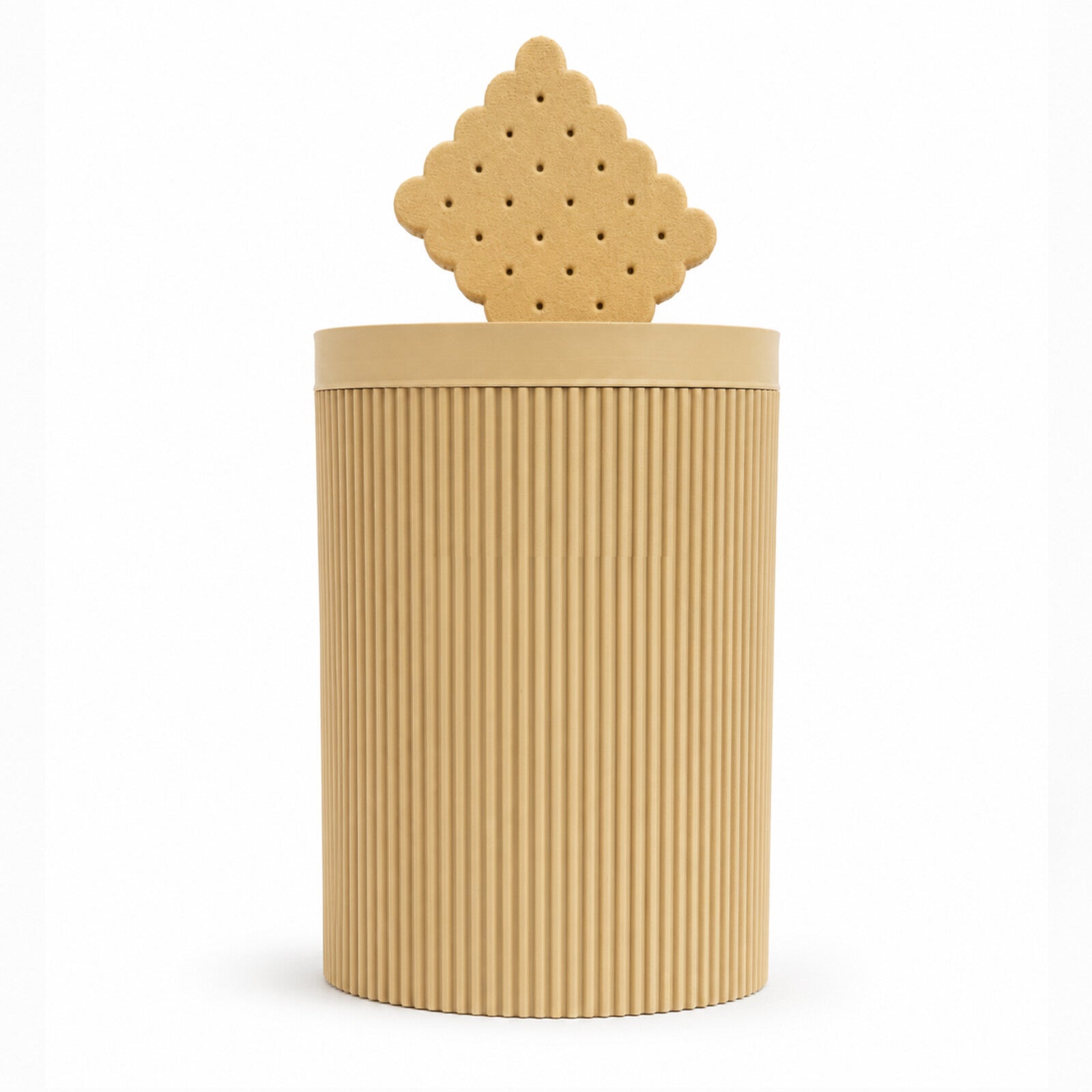 Koekjespot met biscuitdeksel
