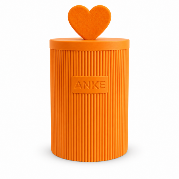 Design pot met hartje en naam