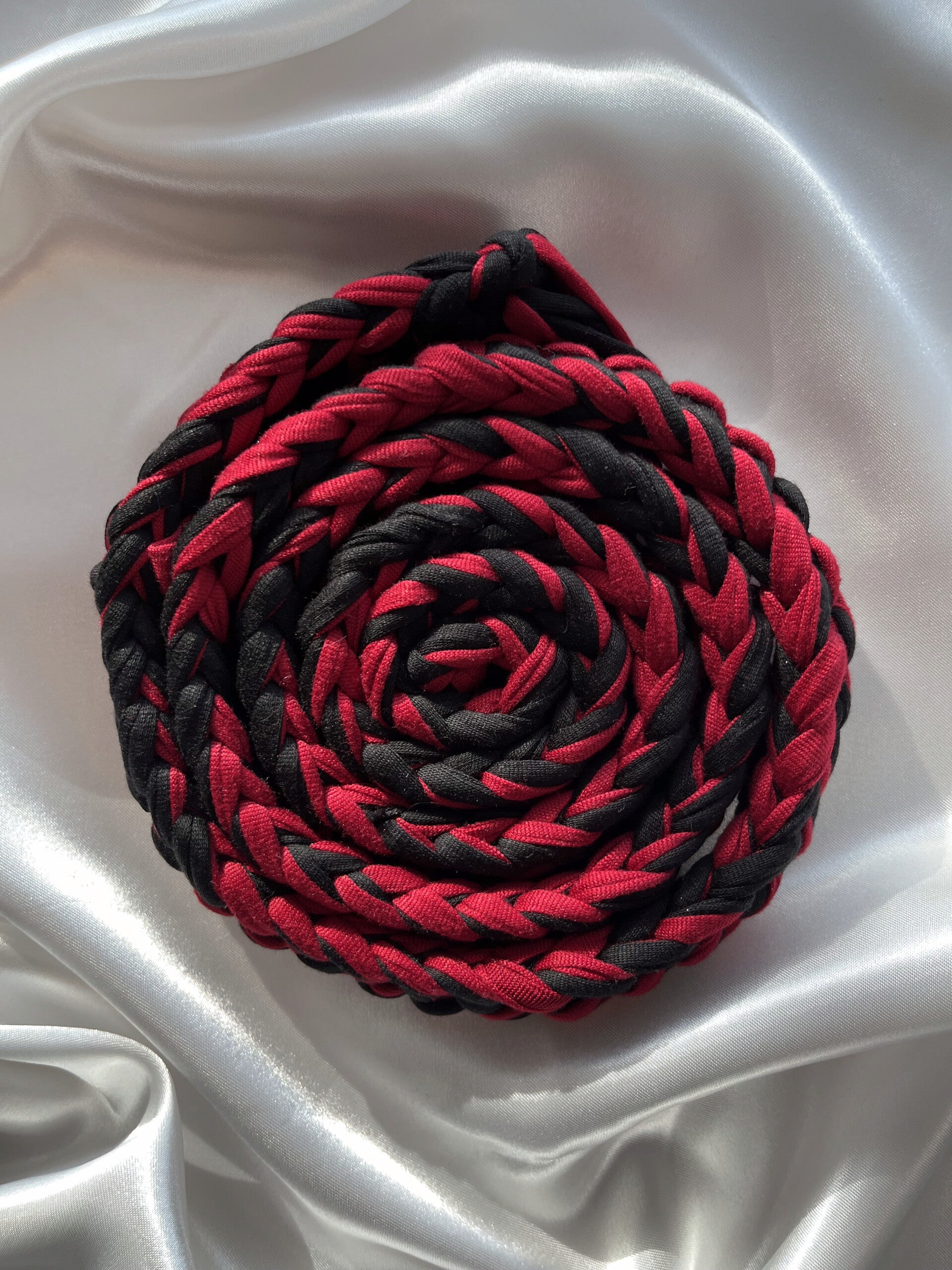 Bandoulière Noir-Bordeau