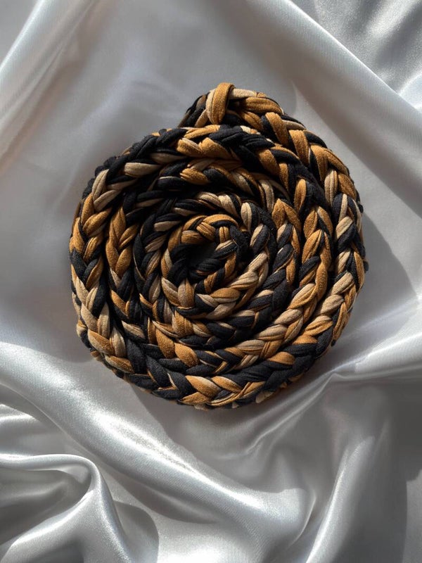 Bandoulière Noir-Beige-Brun