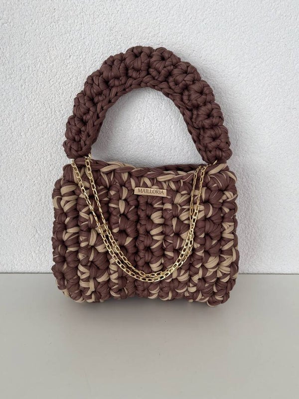 Sac SOLEA brun-beige