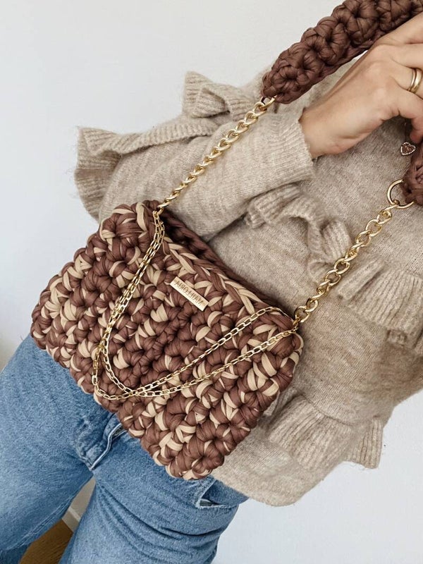 Sac SOLEA brun-beige