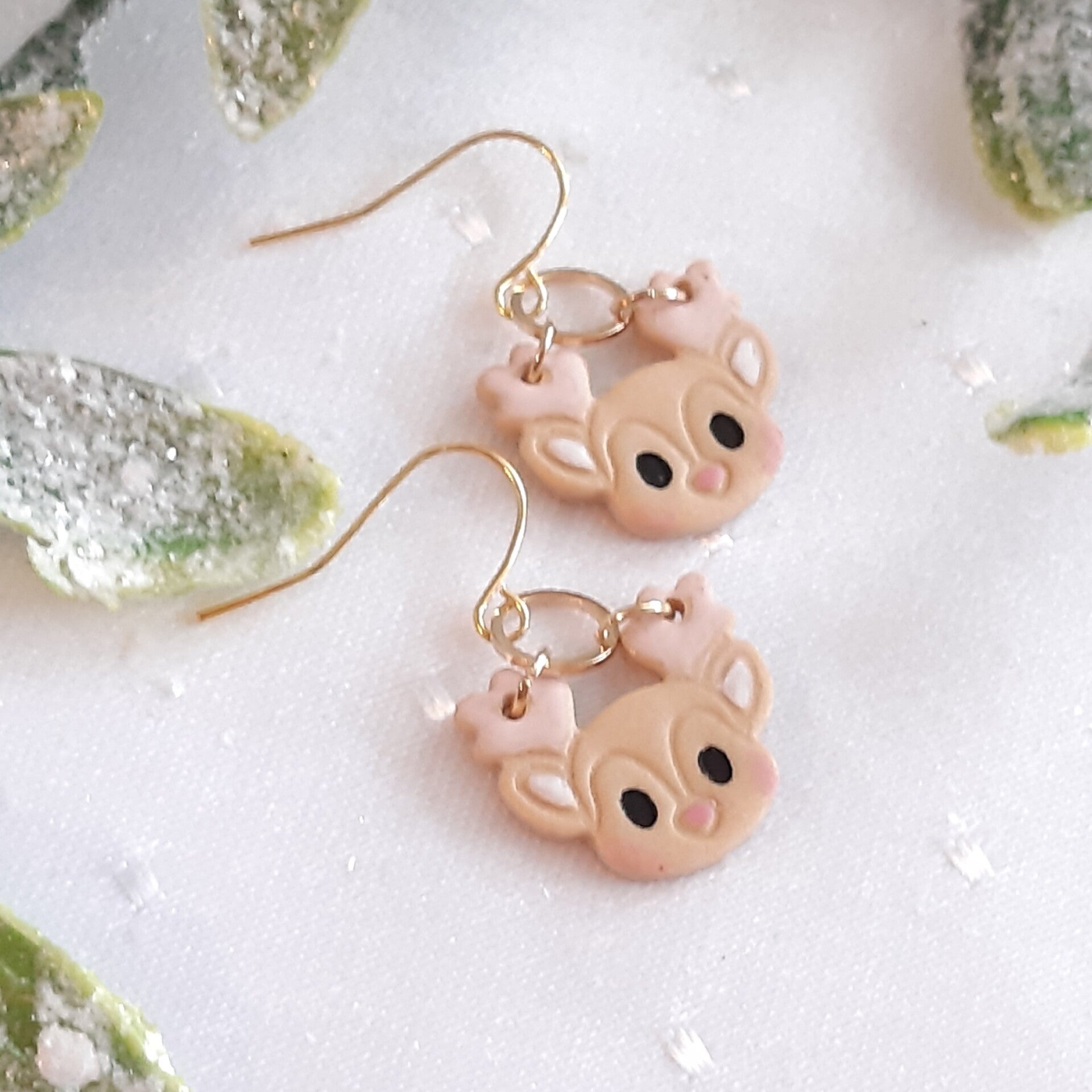 Ohrringe Rentierbaby - winterlicher Begleiter