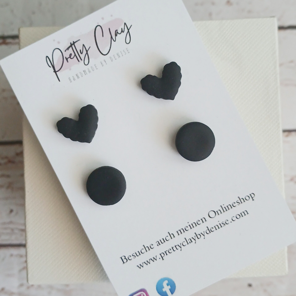 Ohrstecker - Set | Herz & Dot