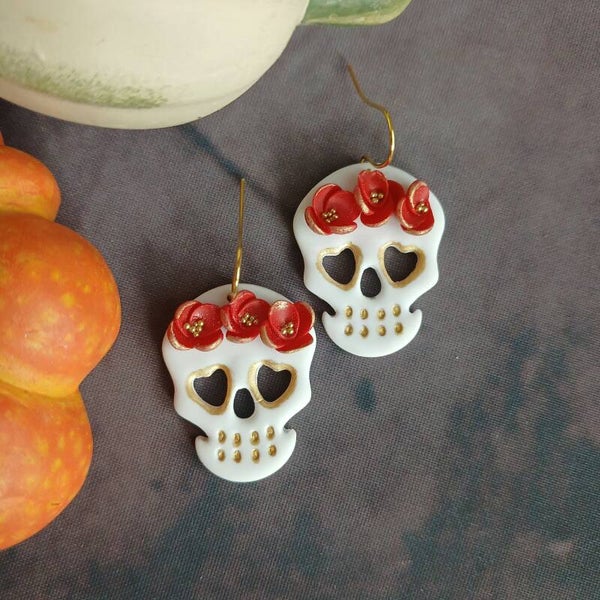 Ohrringe Totenkopf