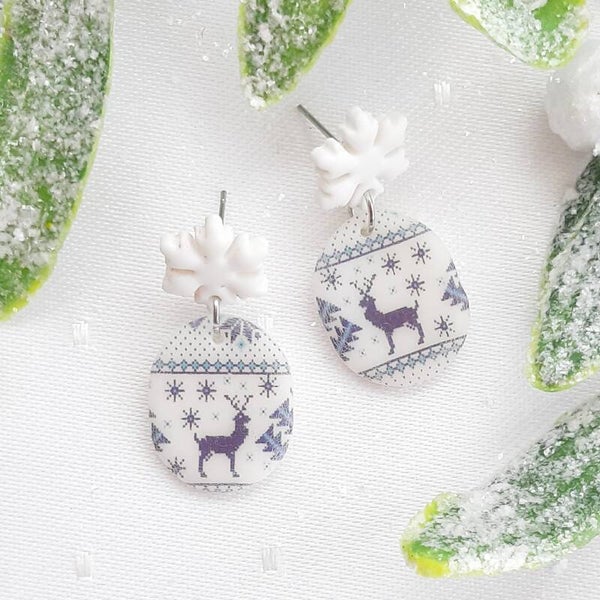 Ohrringe Winterwald - skandinavisches Design