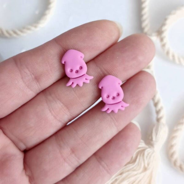 Ohrstecker Qualle | Pink