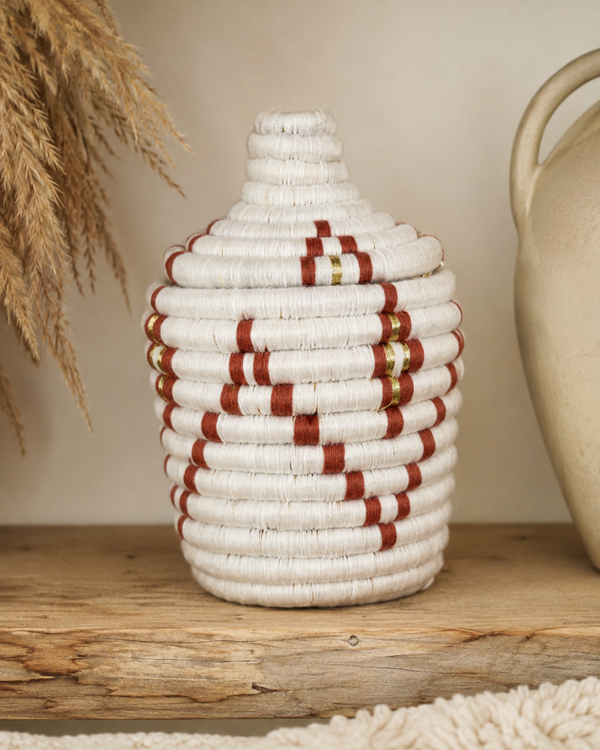 Berber opbergmandje Bianco