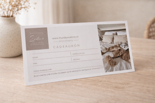 cadeaubon ter waarde van € 20,-