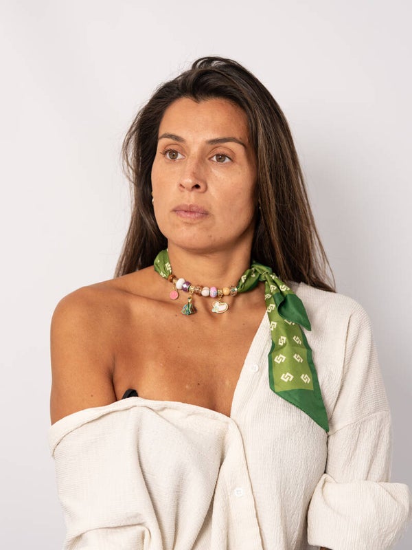 Sjaalketting Green