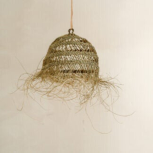 Zeegras Lampenkap Elif – XS | Handgemaakt in Marrakech