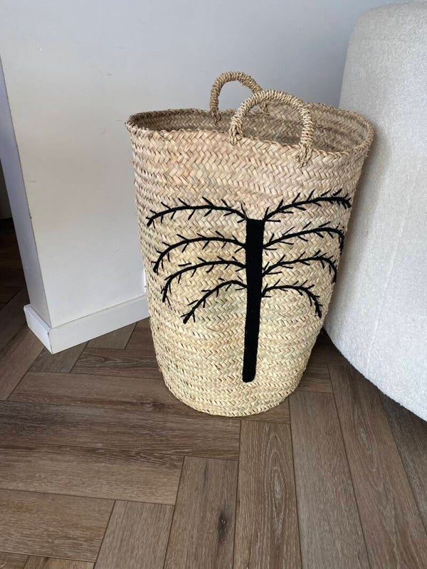 Mand zeegras Palm Black L