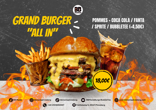 Grand Burger "ALL IN" Burger Menü!