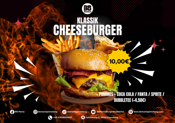 Cheeseburger Menü Burger!