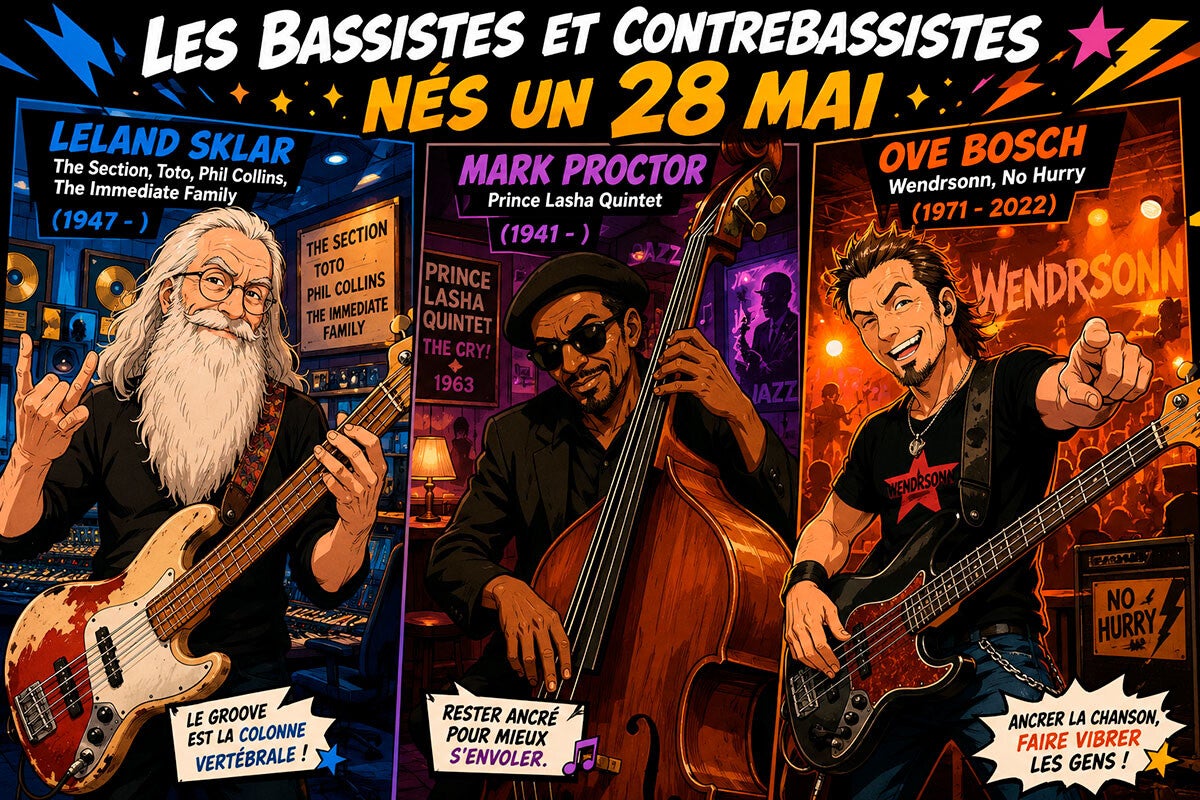 gravebasse les bassistes nés le 28 mai