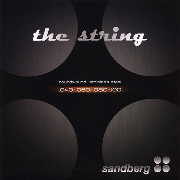 SANDBERG® CORDES BASSE ACIER INOXYDABLE 040-100