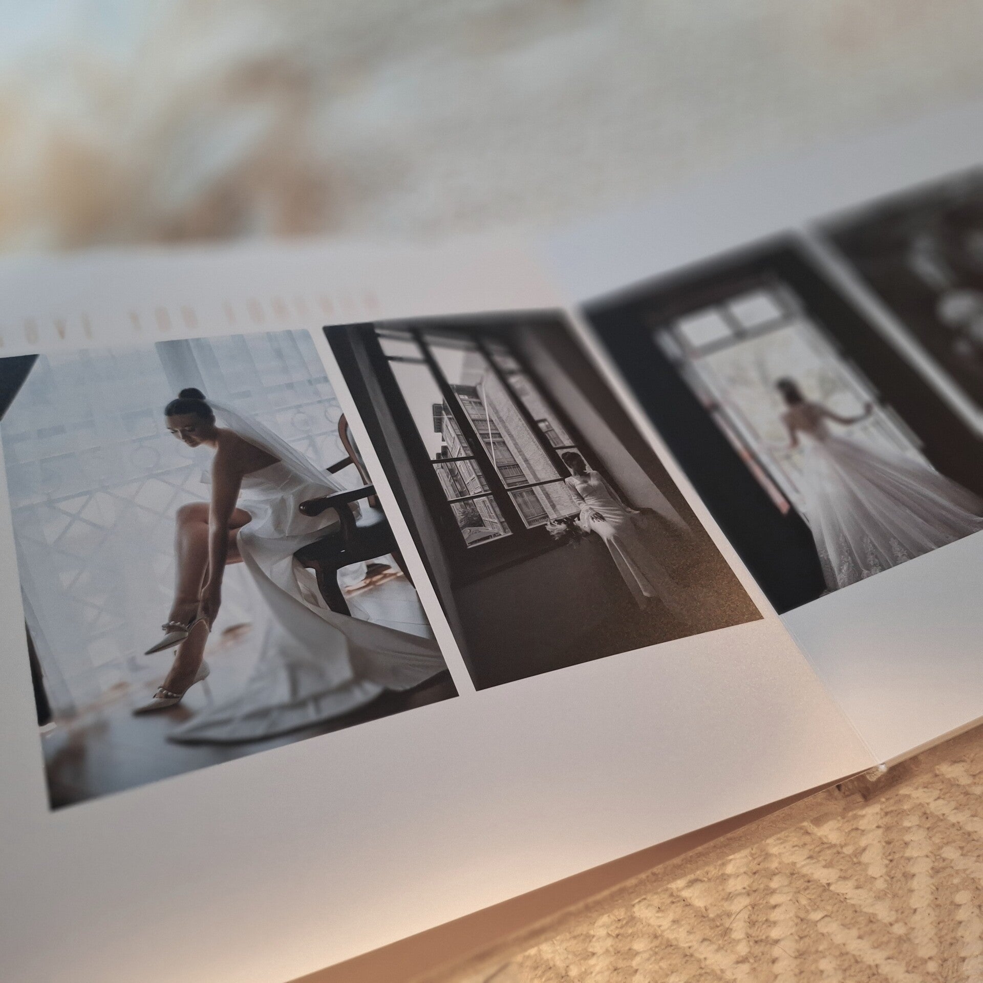 Luxe fotoalbum met bijzonder detail en elegante uitstraling