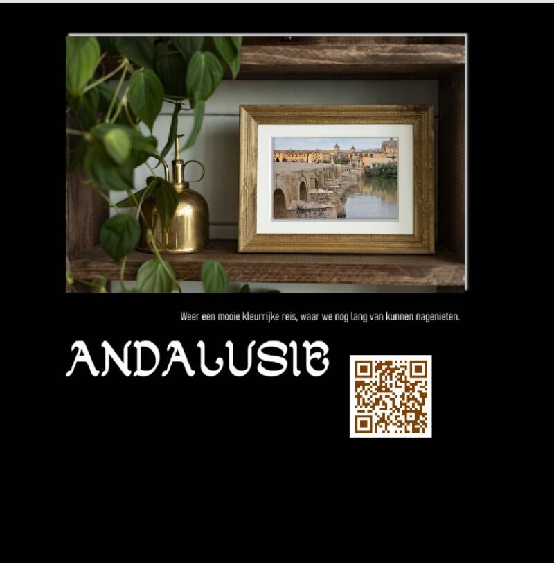 Video in Fotoboek;  favoriet Spaans  liedje in fotoboek