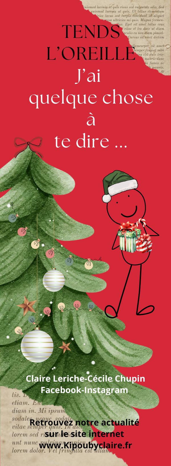 Marque page NOËL - Édition limitée