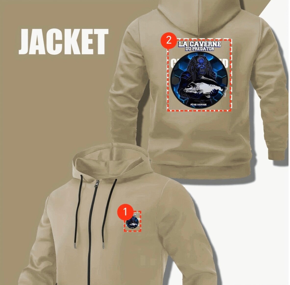 Veste "La Caverne Du Predator"