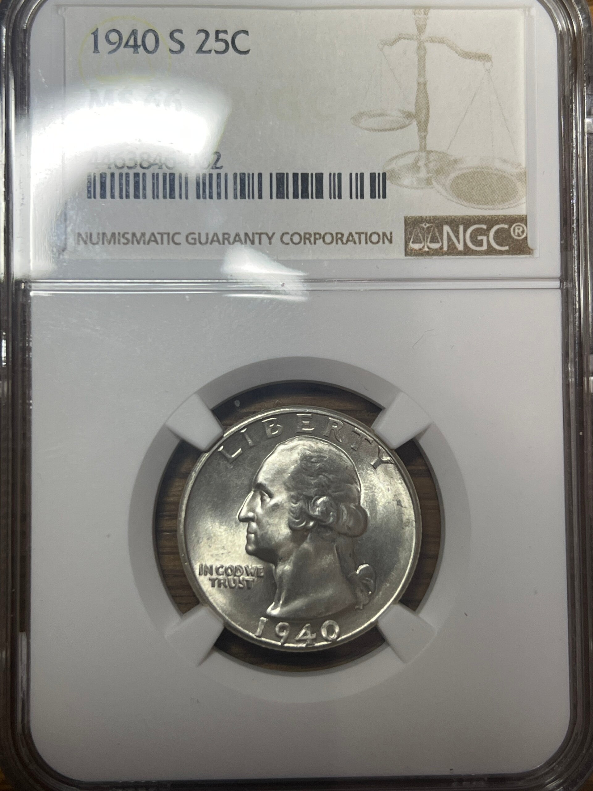 1940-S Washington Quarter