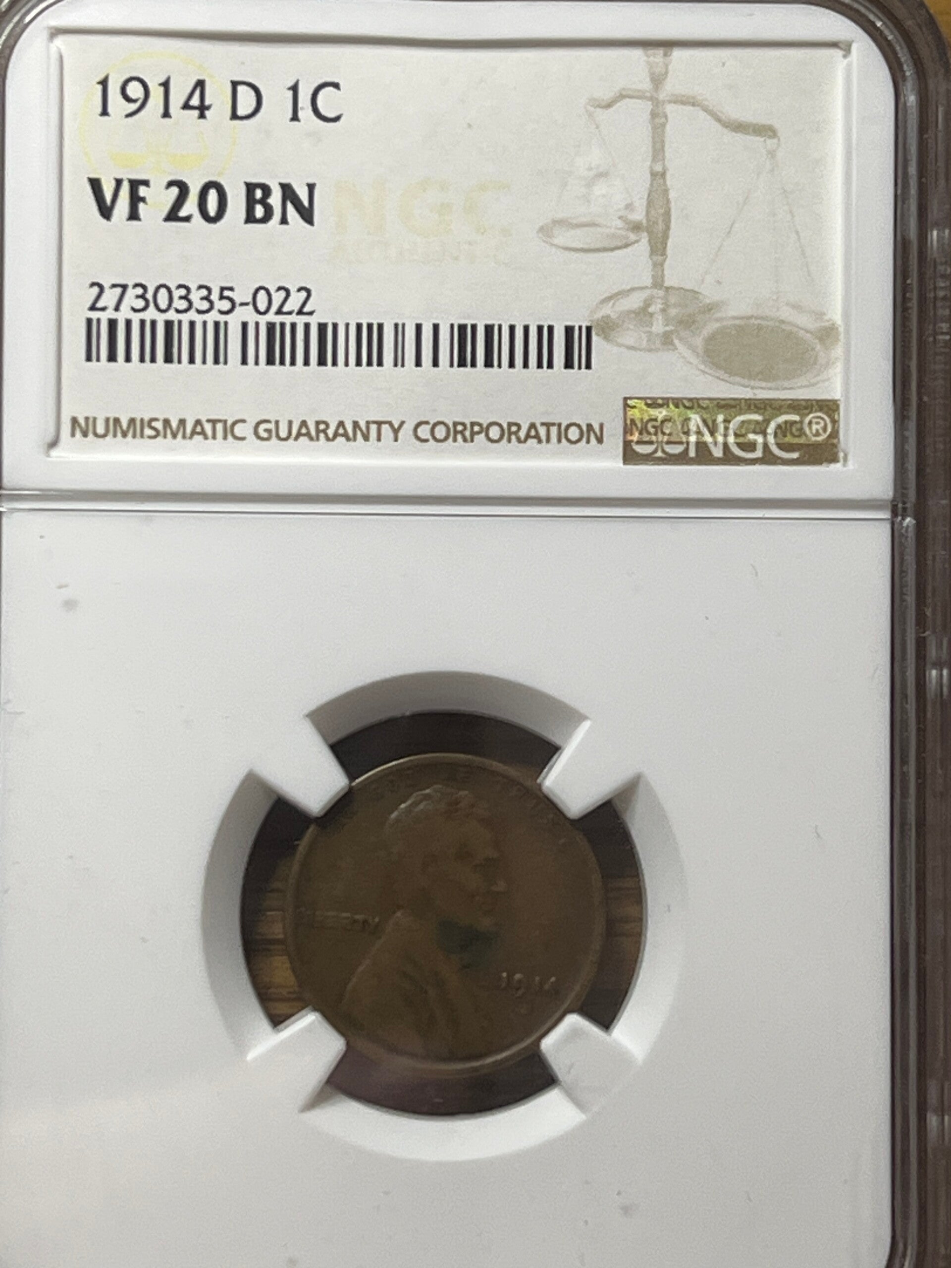 1914-D Lincoln Cent