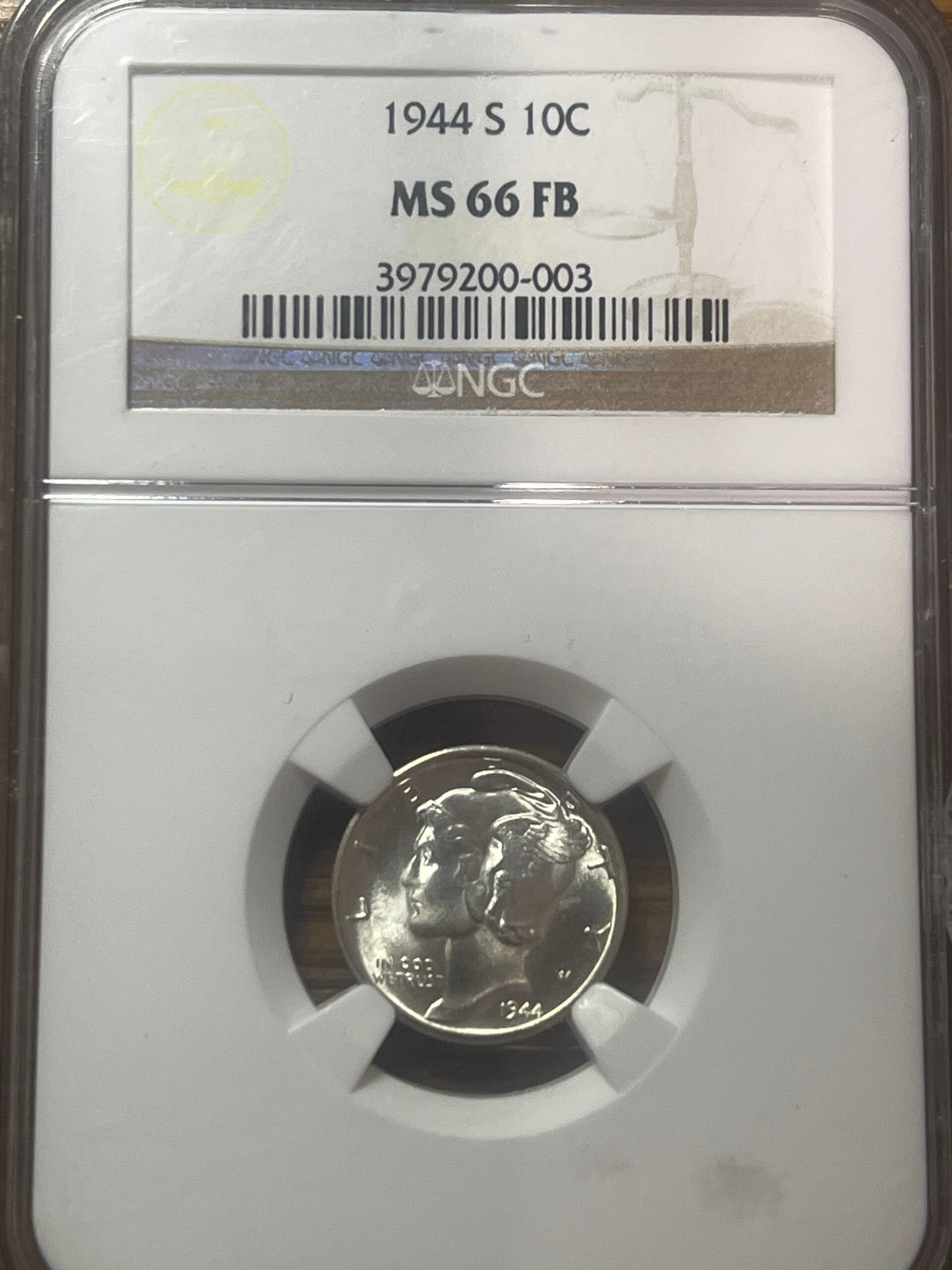 1944-S Mercury Dime
