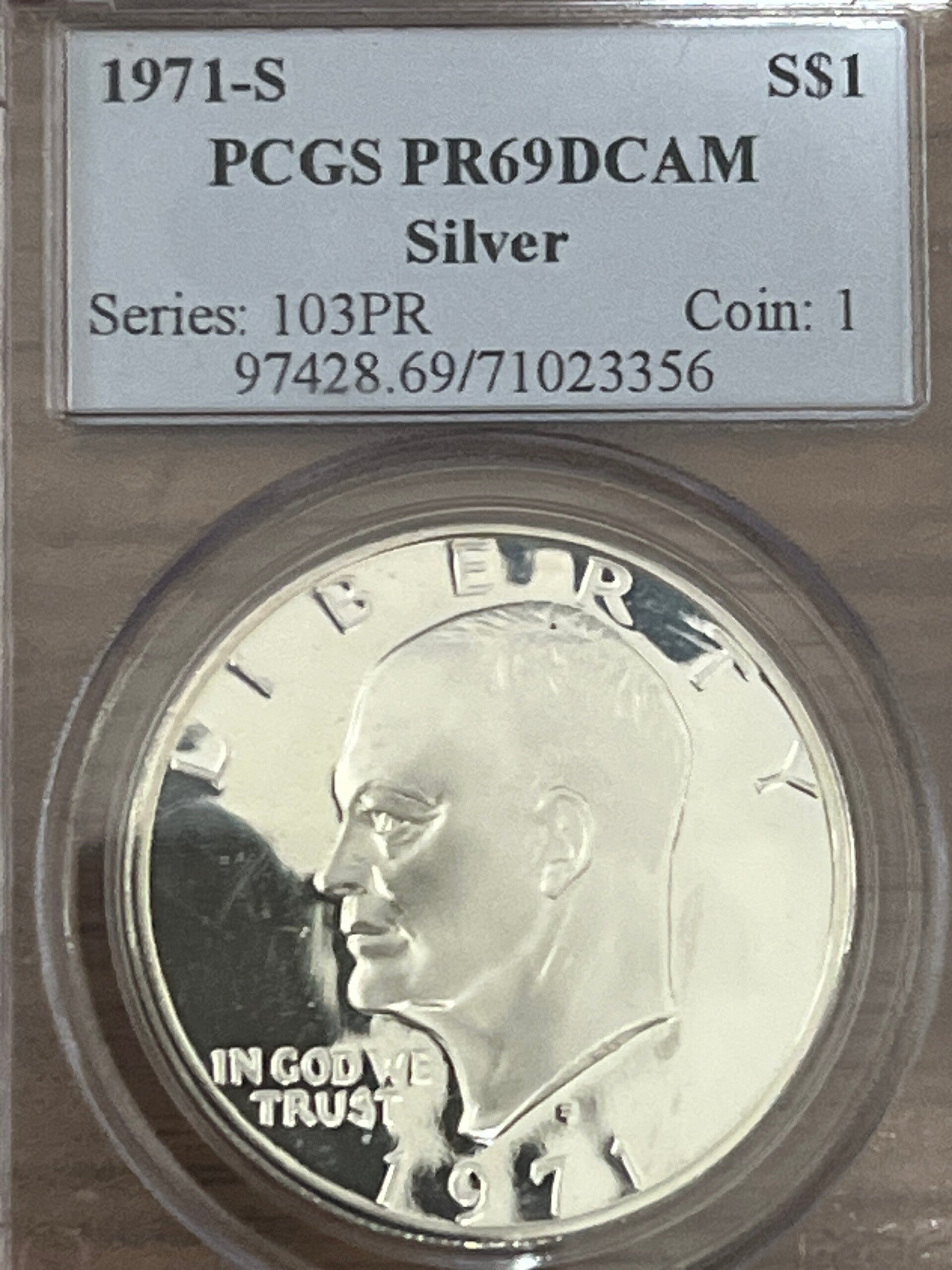 1971-S Eisenhower Dollar