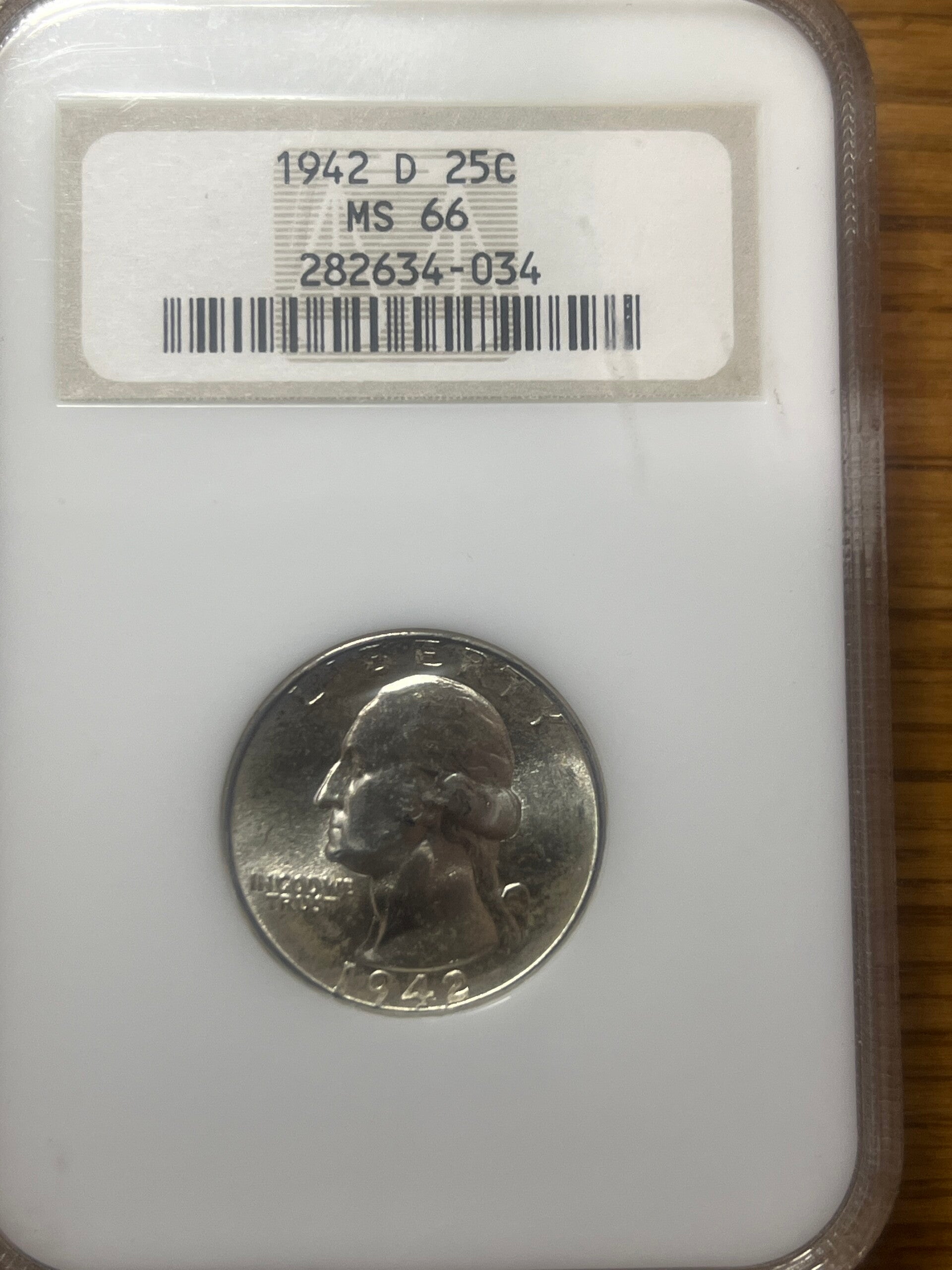 1942-D Washington Quarter