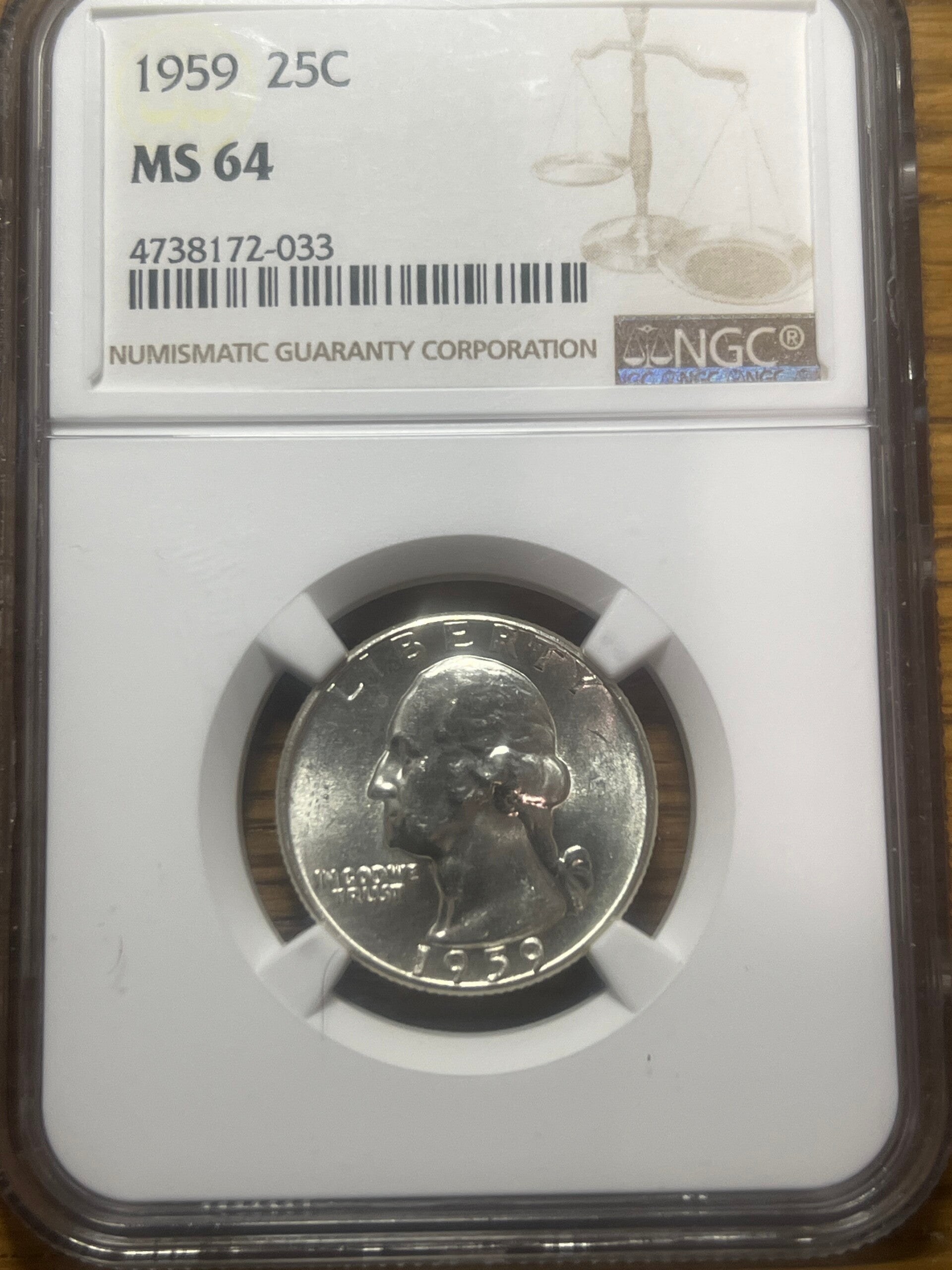 1959 Washington Quarter