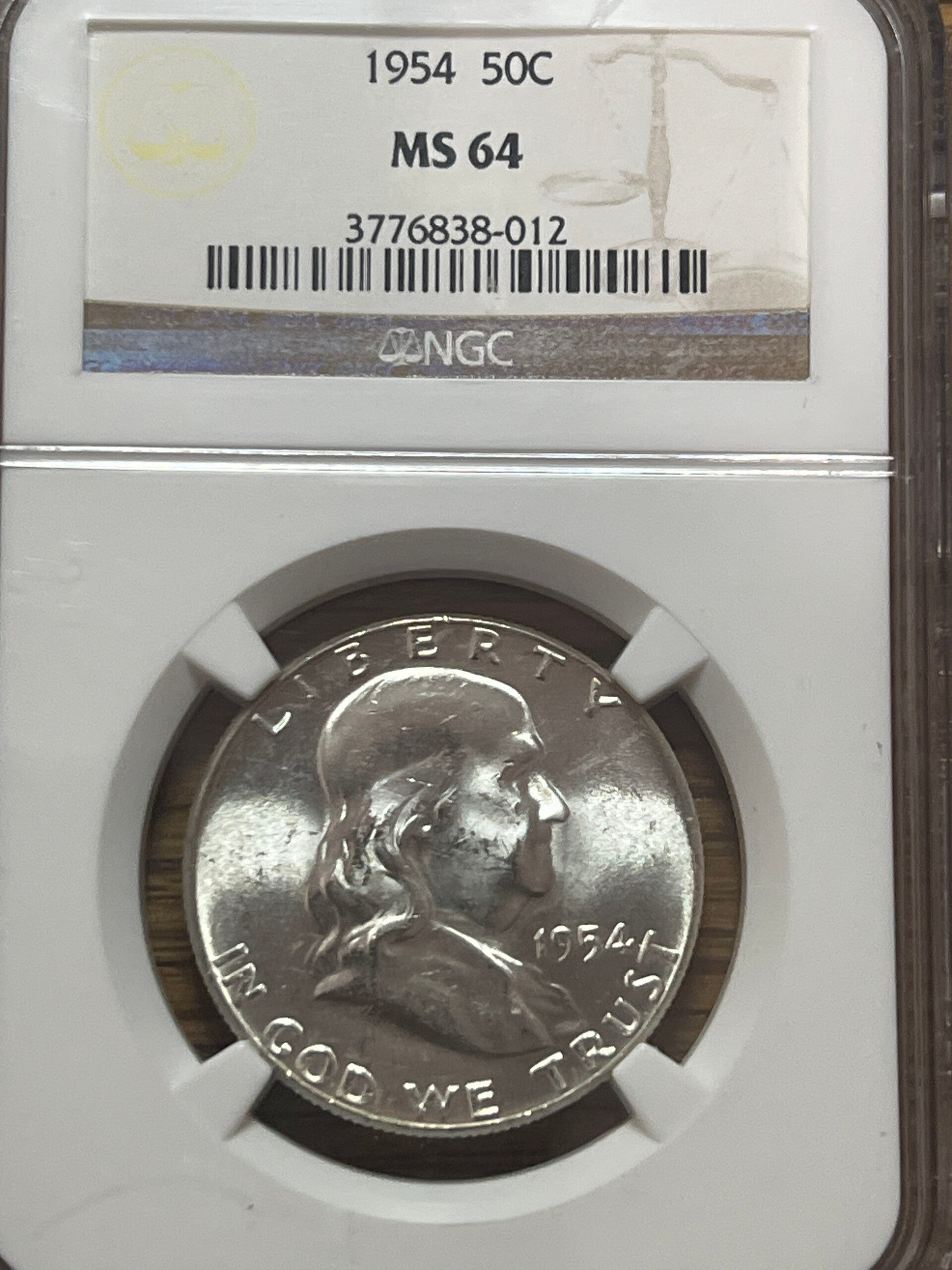 1954 Franklin Half Dollar