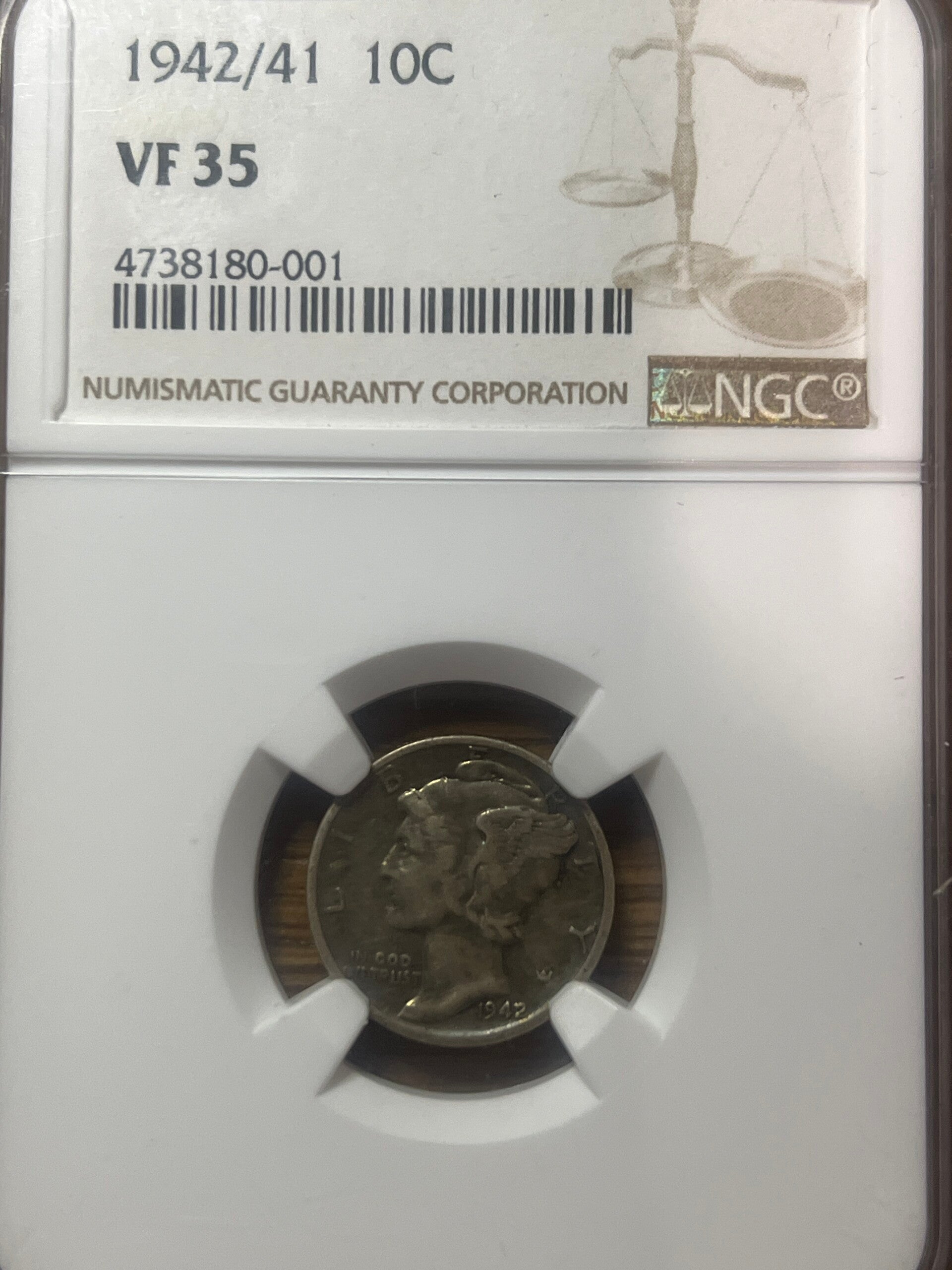 1942/41 Mercury Dime